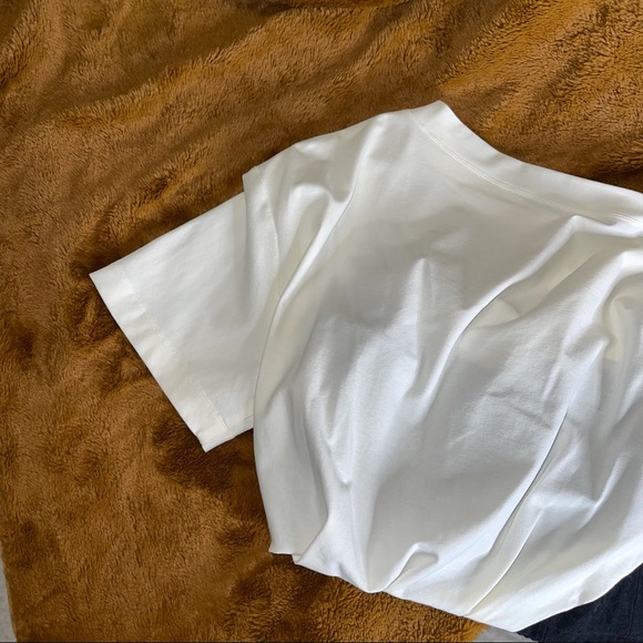 Alexander Wang Draped T-Shirt with Bustier - Picture 10 of 13